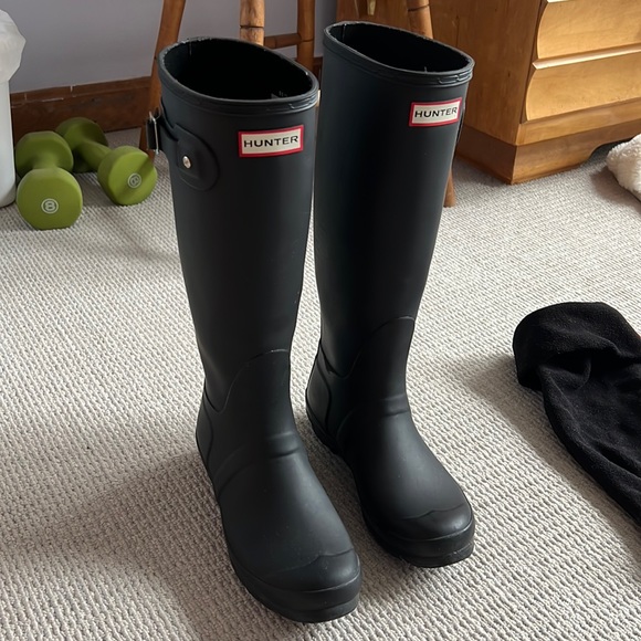Hunter | Shoes | Hunter Boots Black 